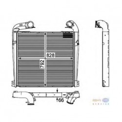 Intercooler Behr-Hella