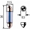 Lampara Hella C5W 24V 5W